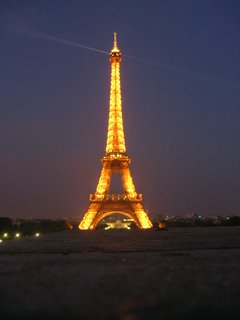 Tower of Eiffel, evening